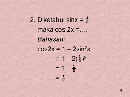 Cos 2x 1 2