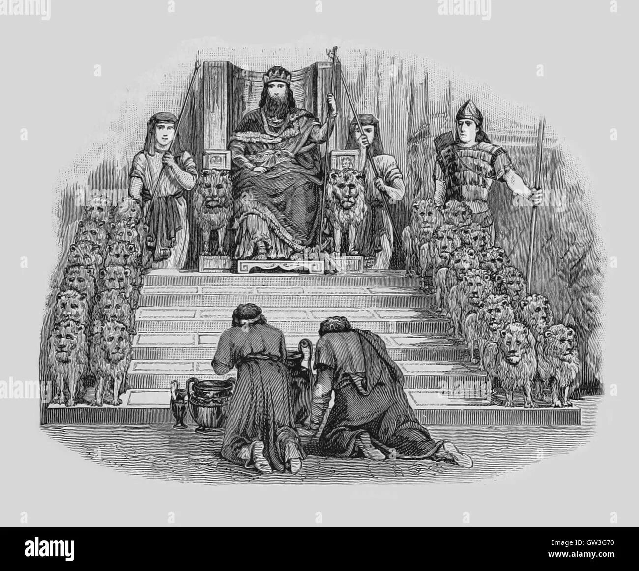 Регрессия с властью короля 33. Трон Соломона. Храм царя Соломона трон.