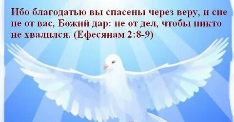 Благодатью вы спасены через веру