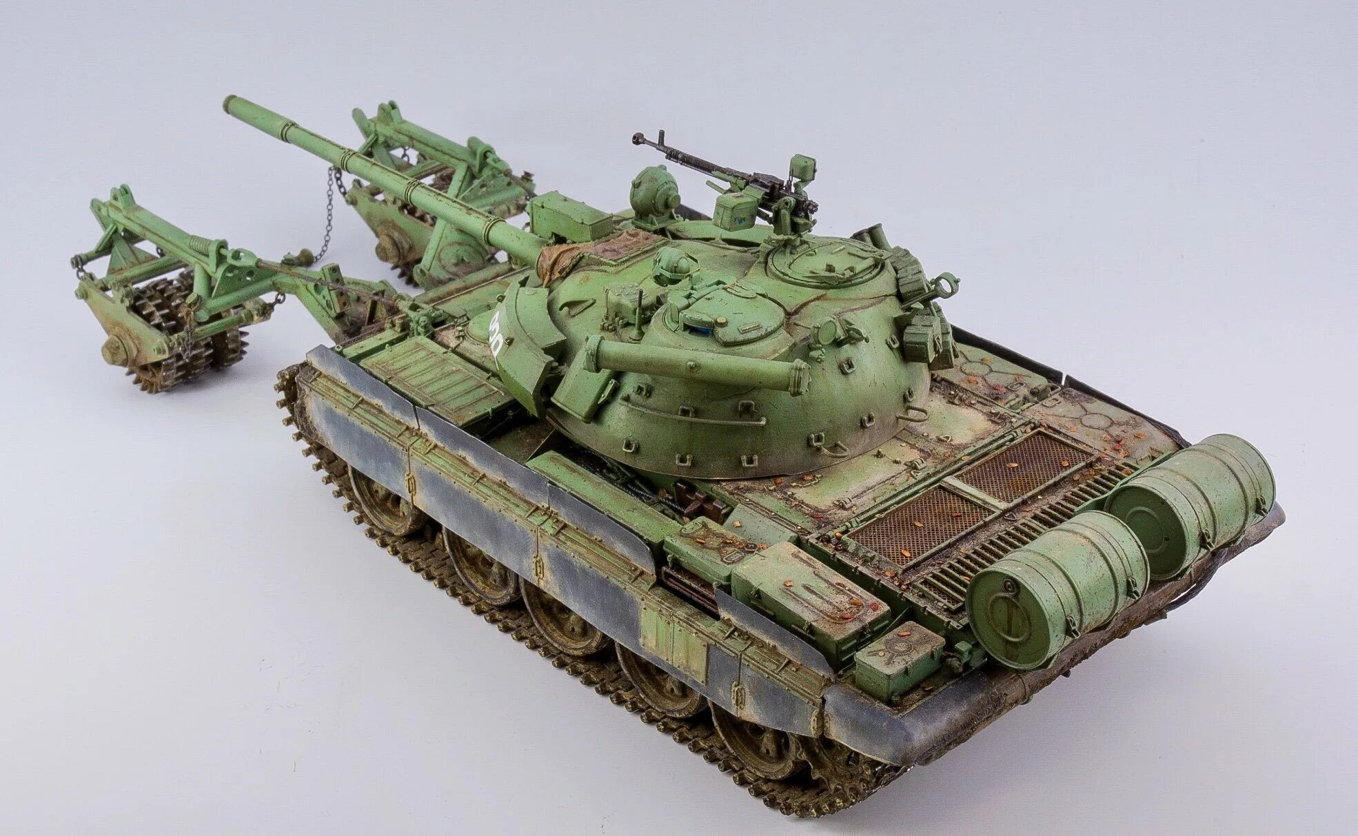 Ис 55. КМТ-6 1/35. Т-55ам-1. Т-55 1/35 Takom. КМТ-5 минный трал.