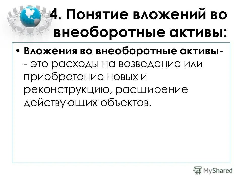 Вложенные активы. Понятие вложений во внеоборотные Активы. Понятие виды вложений во внеоборотные Активы. Учет вложений во внеоборотные Активы. Оценка вложений во внеоборотные Активы.