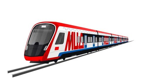 Метро на белом фоне