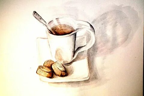 Картинка утро нарисованное