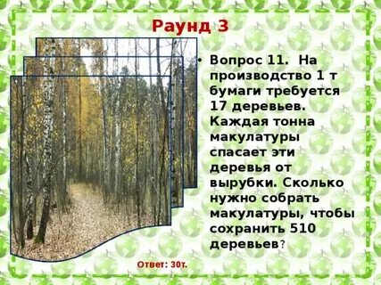 Сколько дерева уходит на бумагу