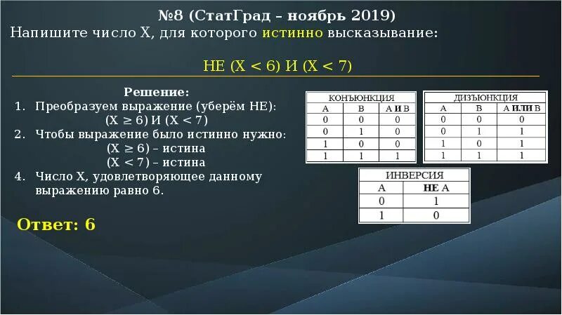 Найти наименьшее число выражения. Напишите число для которого истинно высказывание: не и. напишите наибольшее число х для которого истинно высказывание. напишите наибольшее целое число х для которого истинно высказывание. истинное высказывание x.