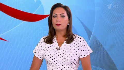 Ведущая первого канала видео