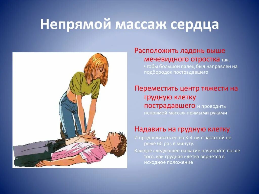 Первая помощь сердечно