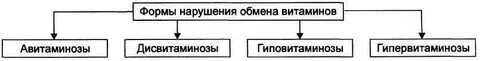 Нарушения обмена витаминов