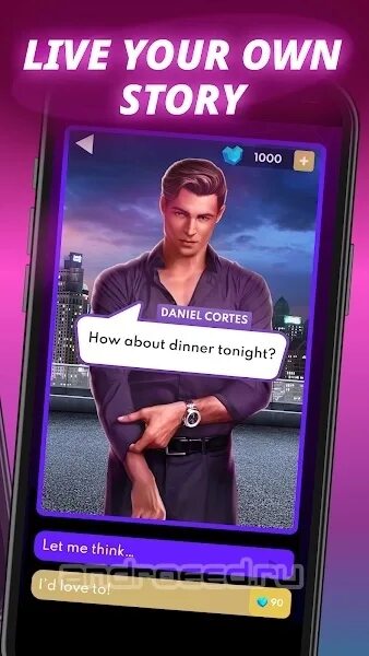 Update Love Sparks: love secrets Unlocked - Романтическая игра в формате чата от