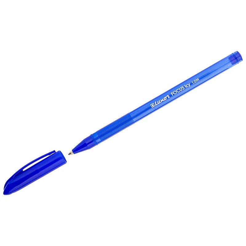 Ручка шариковая синяя 1 мм. Ручка шариковая Focus Icy Luxor 1762/50box. Ручка шариковая Berlingo "Triangle 110 Color" синяя, 0,7мм, грип, корпус ассорти.CBP_07115. Ручка Luxor Focus Icy. Ручка шариковая Luxor Focus Icy.