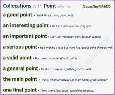 Point с английского