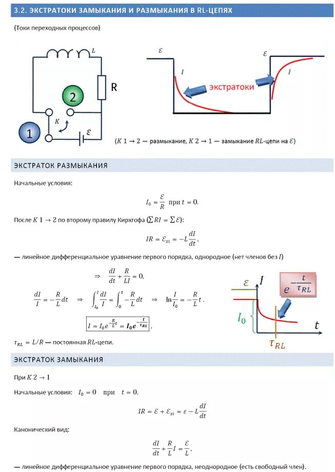 Экстратоки замыкания и размыкания электрической цепи. Токи при замыкании и размыкании цепи. Экстратоки замыкания и размыкания цепи кратко. Экстратоки замыкания. Размыкание цепи с катушкой индуктивности