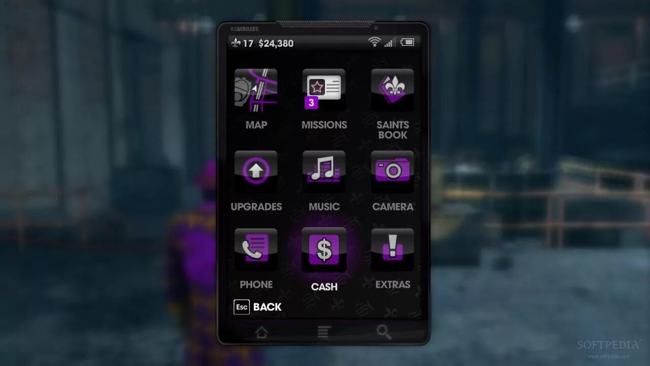 Как поменять язык в saints. Saints row the third меню. saints row the third phone. ноктюрн оружие saints row 3. saints row 3 menu.
