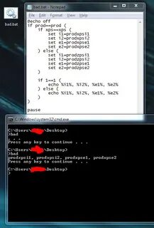 Cmd set variable