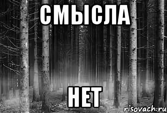 Нету смысла