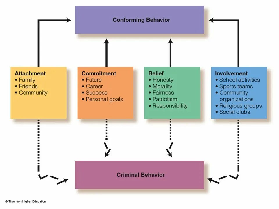 Control Theory (Sociology). Control social. Social Identity Theory. Трэвис Хирши.