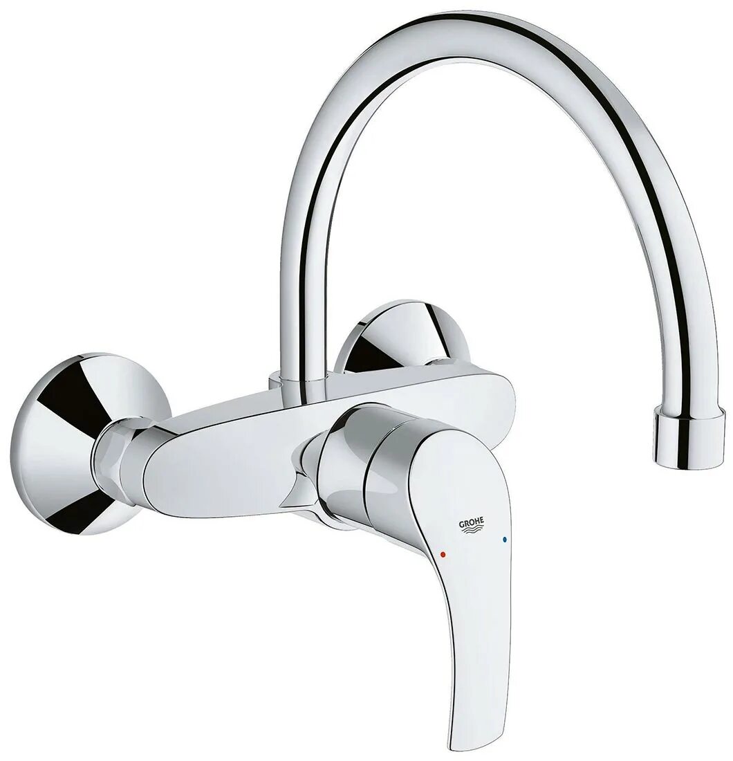 Grohe Eurosmart 32482002. Смеситель для кухни Grohe Eurosmart. Смеситель для кухни (мойки) Grohe Eurosmart 32534002. Грое Евросмарт для кухни. Однорычажный керамический смеситель