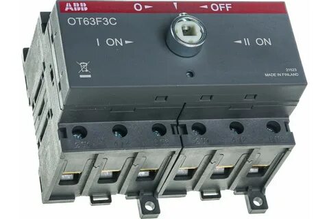 Реверсивный рубильник abb