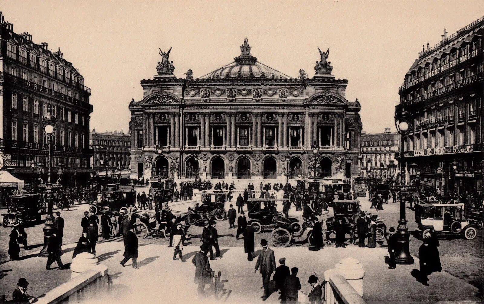 Опера Гарнье Париж 19 век. Франция 1910. Франция 1910 год. Париж 1910.