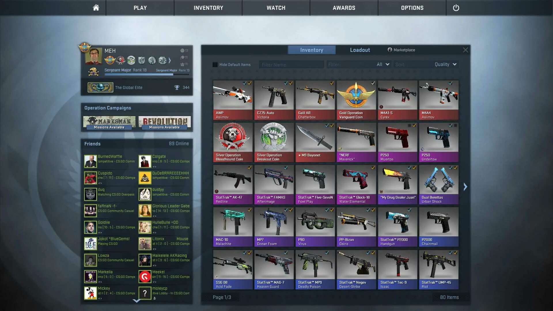 Cs items