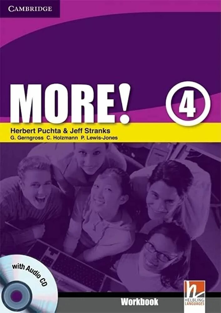 More! 4 Workbook + CD. Workbook 4. More! Level 4. Workbook. Учебник по английскому языку.