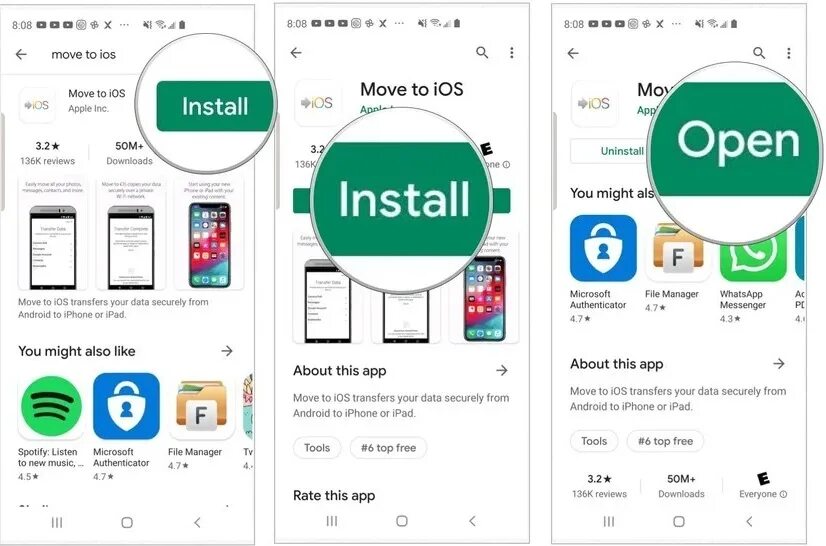 Move to ios как перенести. Приложение move to ios. приложение перенос на ios. приложения на андроиде перенос на ios. приложение для переноса данных с андроида на андроид.