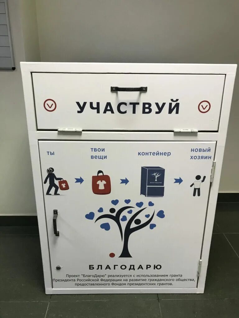 бокс для сбора одежды. контейнеры для ненужной одежды. контейнеры для сбора одежды второе дыхание. боксы для утилизации одежды. пункт приема вещей варшавское шоссе 76к2.