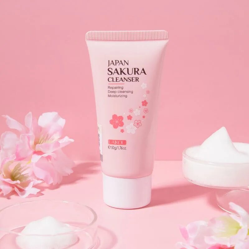 Sakura 50 50. Пенка laikou japan sakura. крем сакура для лица. japan sakura cleanser lakol русский. lalkou.
