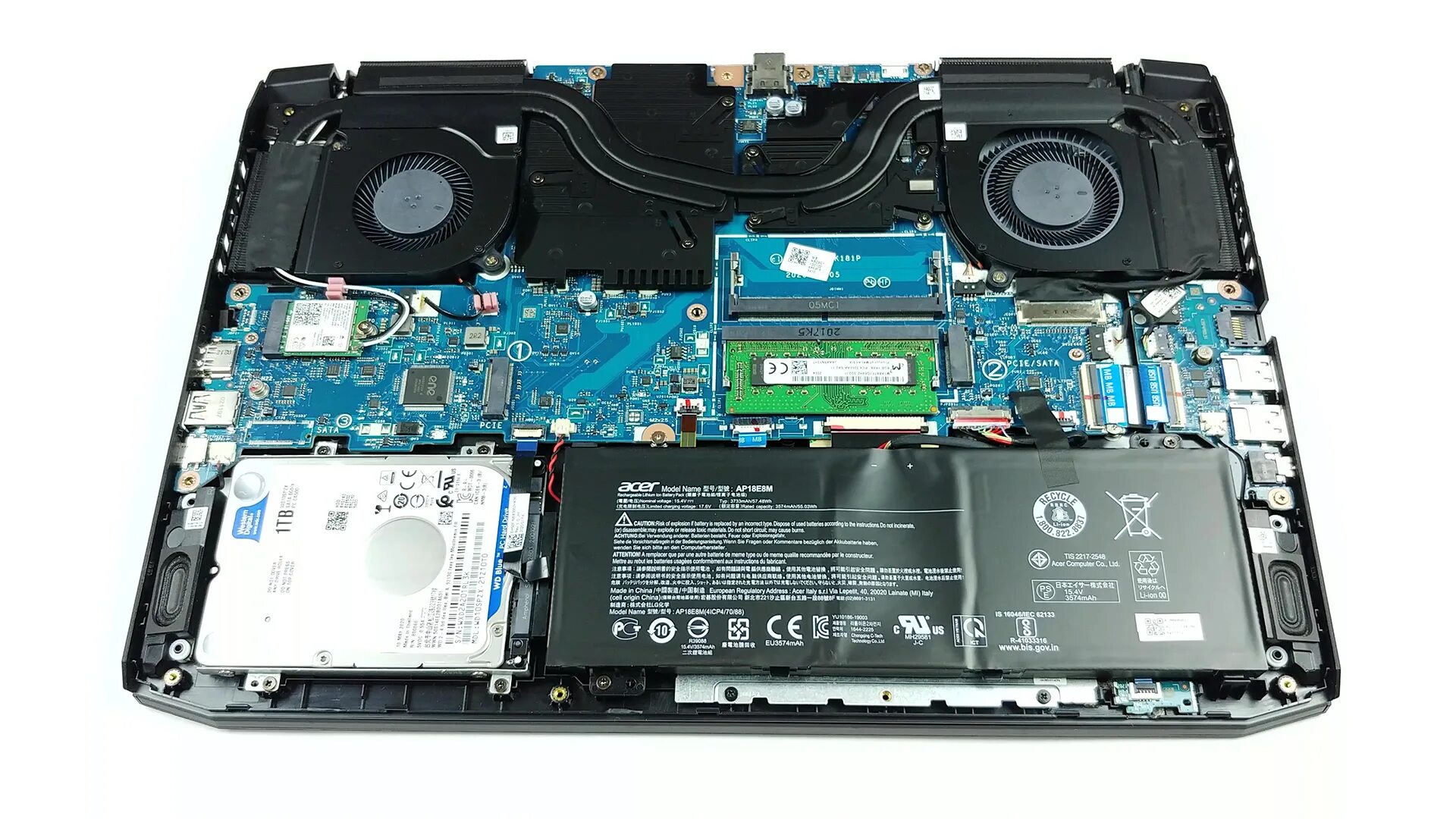 Оперативная память для ryzen 7. Acer Nitro 5 an515-57. Nitro 5 an515-44-r1cv. Acer Nitro 5 охлаждение. HDD для ноутбука Acer Nitro 5.