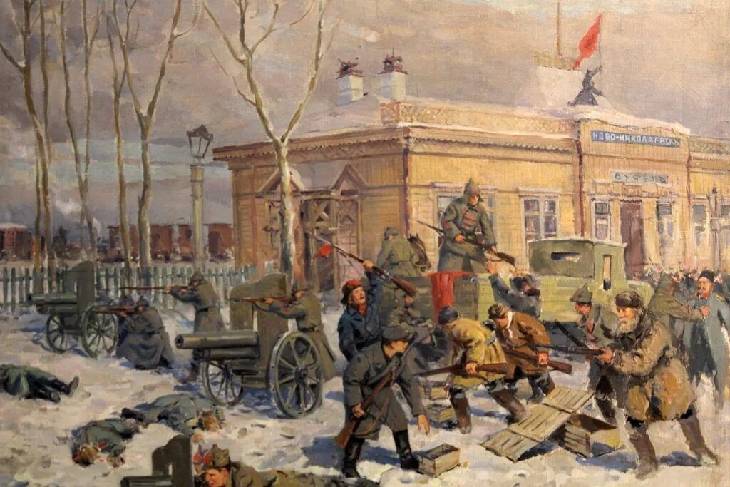 Красная армия взяла город за два дня. Новониколаевск 1919. Взятие Омска красной армией 1919. Красная армия Советская живопись.