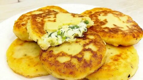 Котлеты из картофельного пюре с начинкой