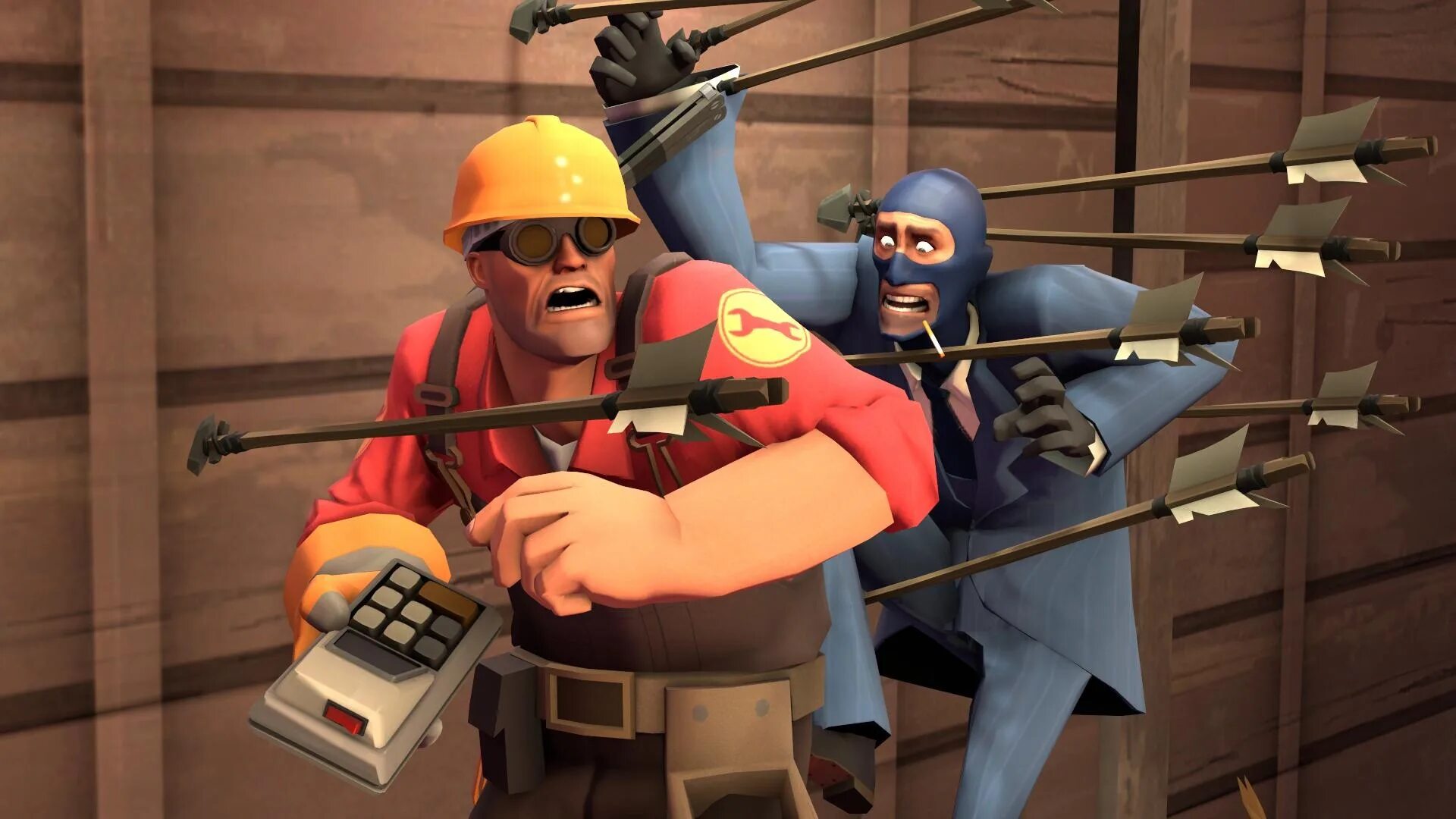 Team fortress 2 отзывы. Team Fortress 2. Инженер тим фортресс 2. Tf2 шпион и инженер. Team Fortress 2 SFM шпион.