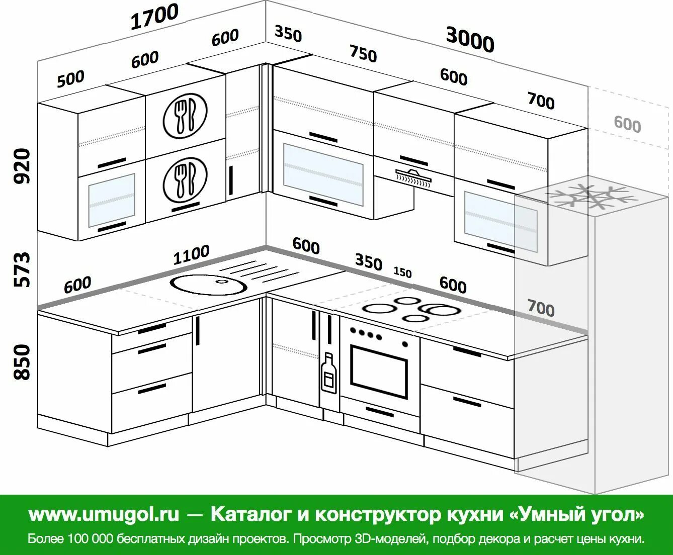 Кухня 1700. Кухня 1700 на 1800 угловая. Кухня 1700 на 3000 м. Кухня угловая 1600*1700.