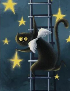 Коту снятся кошмары