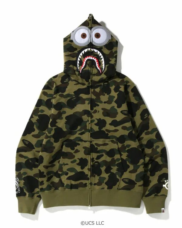 Зип худи bape. Bape minions zip hoodie. худи бэйп с с миньоном. bape миньоны. bape x minions.