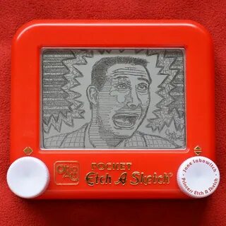 Pee-wee Herman Etch A Sketch.