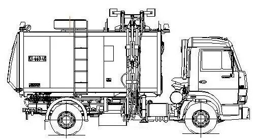 Ко-440-7 на шасси КАМАЗ 43253. КАМАЗ 4308 ко 440-4. Мусоровоз ко-440-7. КАМАЗ 43253 мусоровоз.