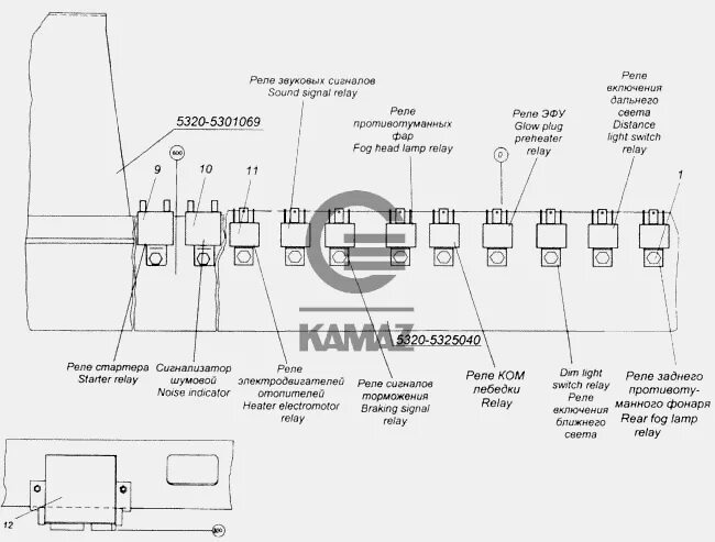 Реле стеклоочистителя камаз евро 5 где находится Камаз реле стоп сигнала: Страница не найдена