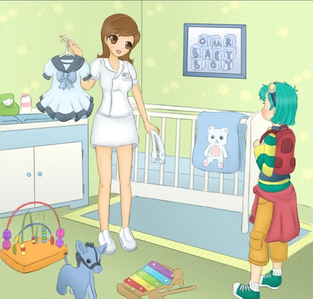 Store playtime. Abdl Удзаки. Робот няня abdl.