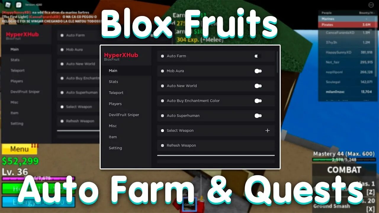 Blox fruit mastery