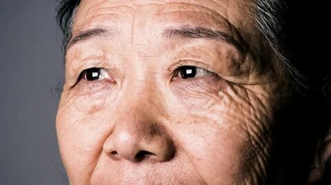 Asian old woman
