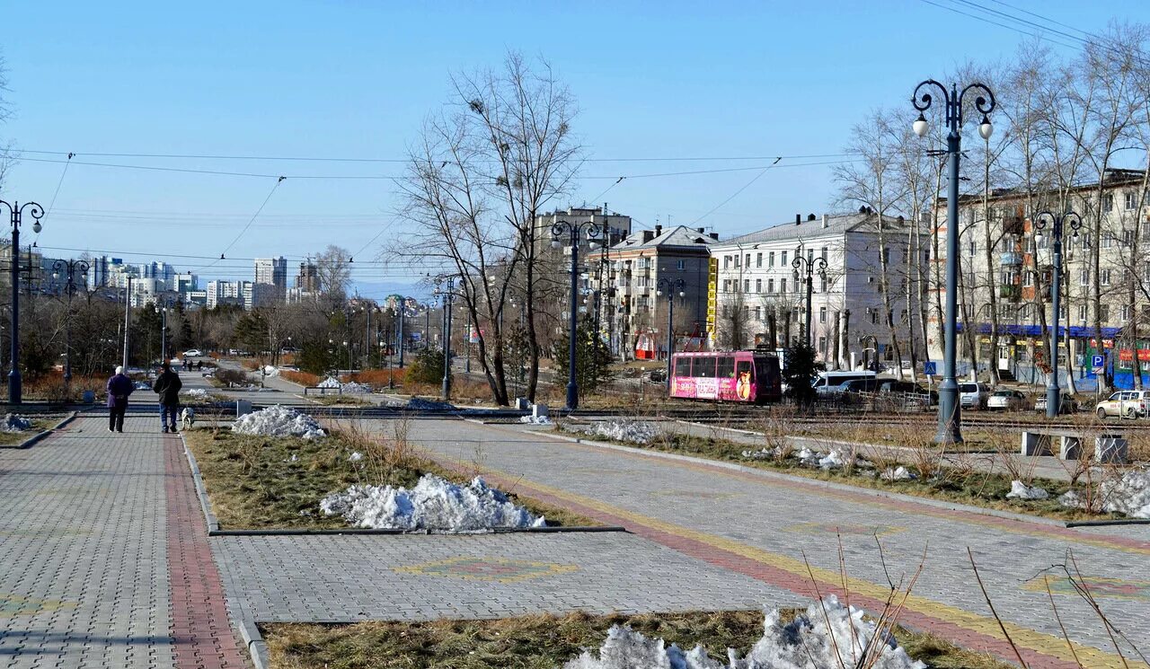 Городской сайт хабаровска. Амурский бульвар Хабаровск. Уссурийский бульвар Хабаровск. Амурский бульвар, Хабаровск, Амурский бульвар. Хабаровск улица Амурский бульвар.