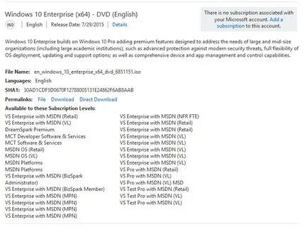 Образы windows msdn