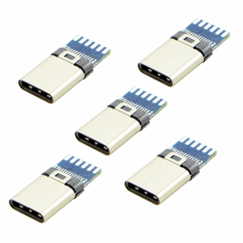 Штекер USB 3.1, Тип c. Гнездо USB Type c 3. USB Type c 5 Pin. USB Type c 6 Pin.