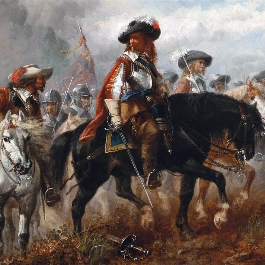 Оливер Кромвель битва при Нейзби. Английская революция 1642-1649. Кавалеры и круглоголовые в Англии. Английская революция произошла