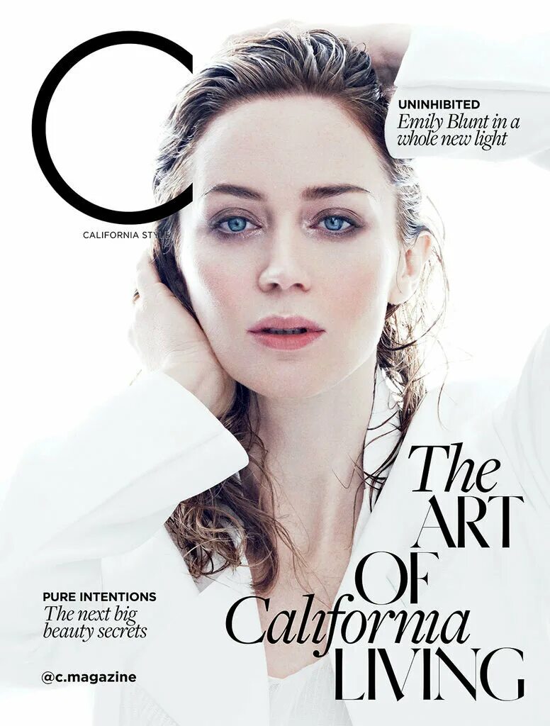 C magazine. Emily Blunt 2016.