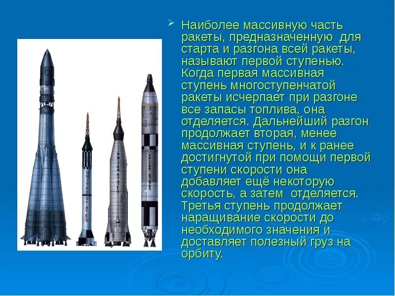 Ракета состоит из двух ступеней. Ракетостроение презентация. название первой ракеты. ракета для презентации. информация о космических ракетах.