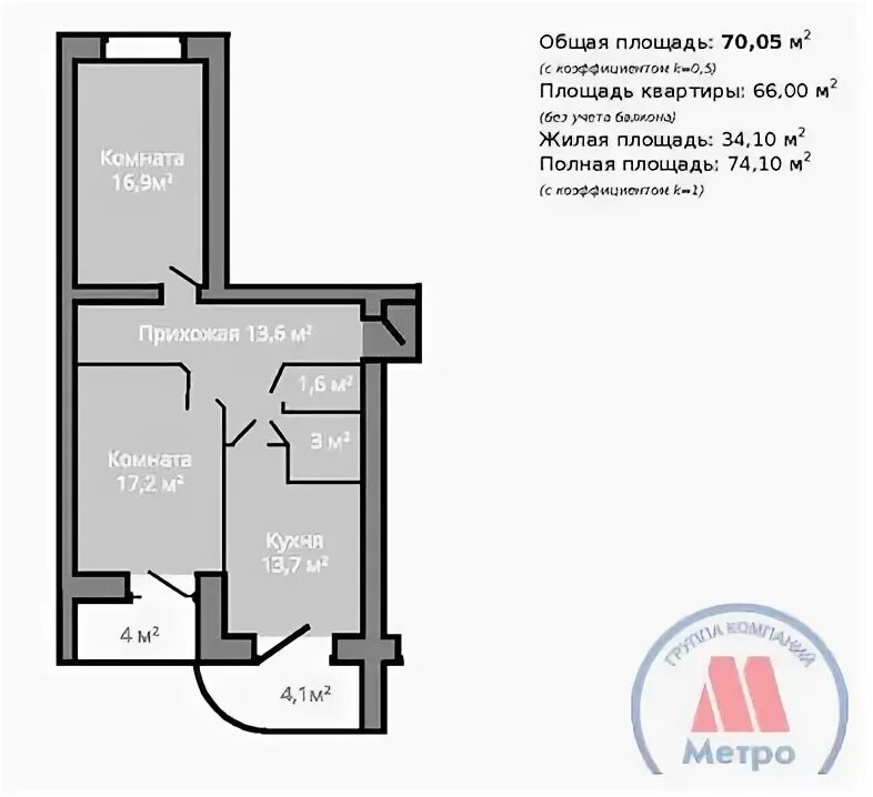 Лоджия жилая площадь