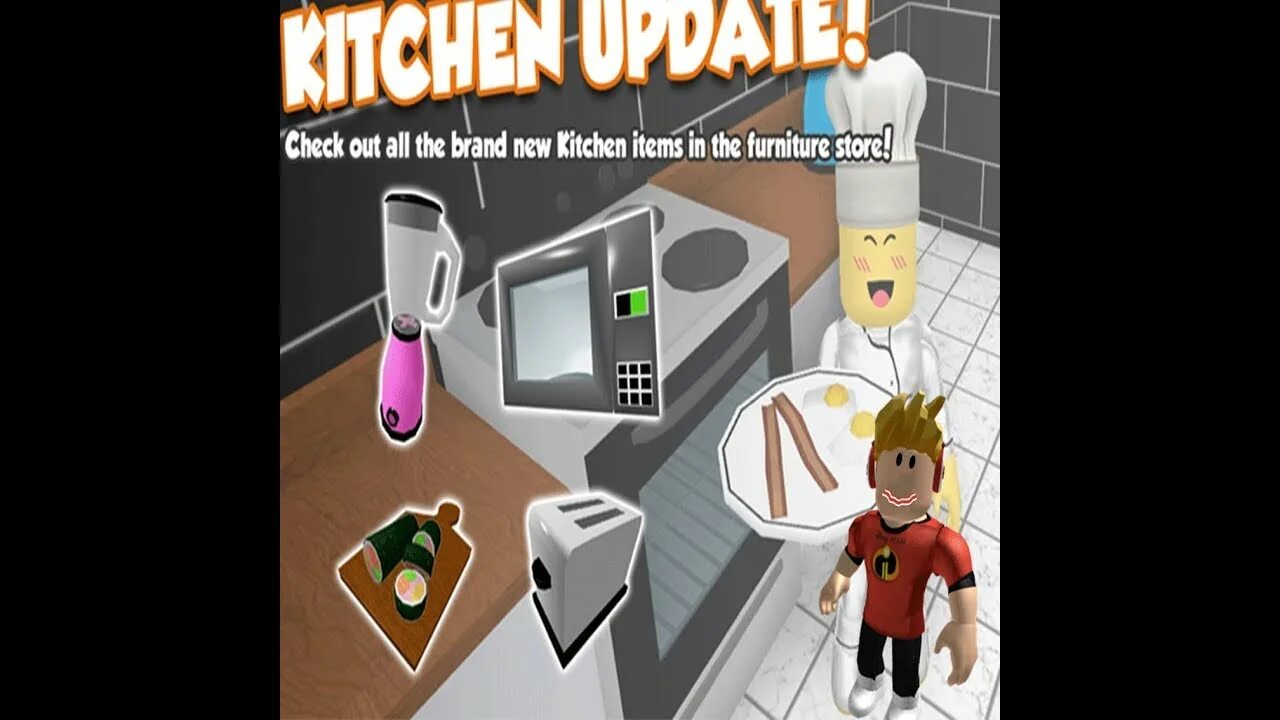 Новое обновление в roblox. Kitchen Meep City.