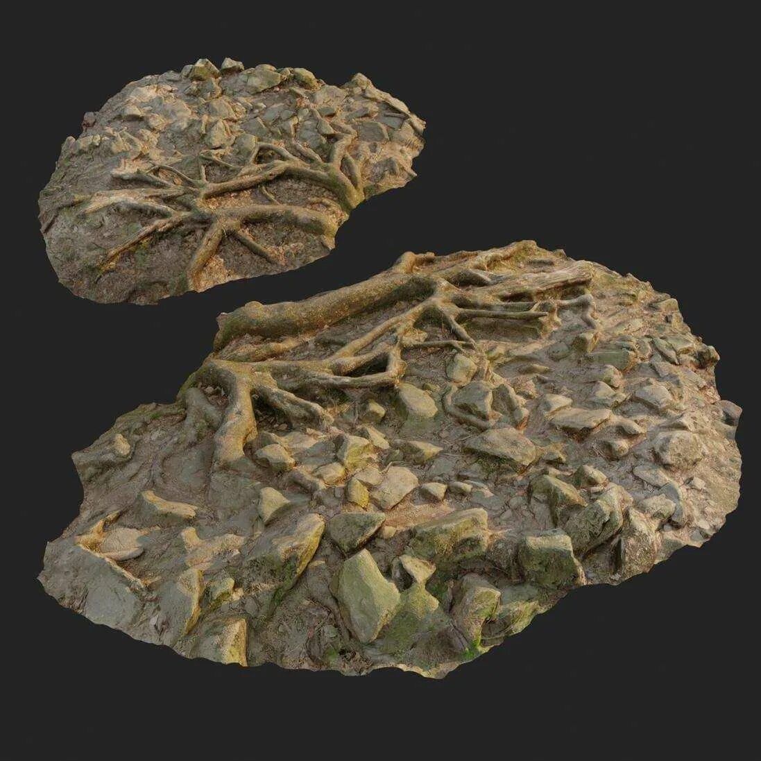E stone. Stone ground. Stone 3d model. 3d scanned Cliff Rock seamless. Ngon 3d.